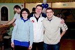 Оля,Саша, Леша
